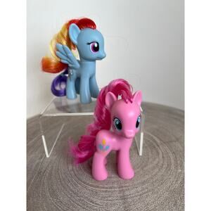 My Little Pony Rainbow Dash and Pinkie Pie Figure 3” 2010